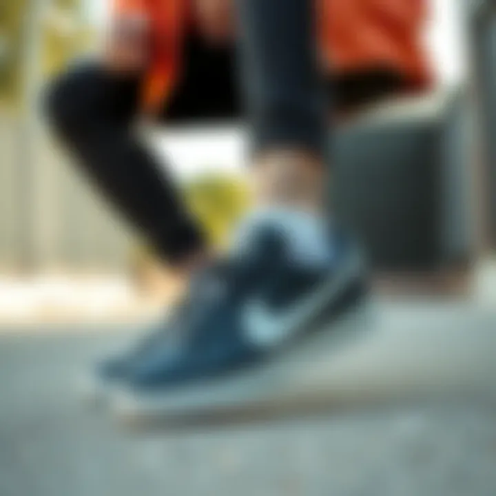 Nike Court Royale shoes paired with casual outfit