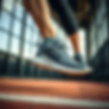Nike elastic shoes worn during an athletic performance