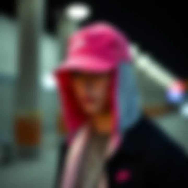 Nike fisherman's hat paired with casual sportswear