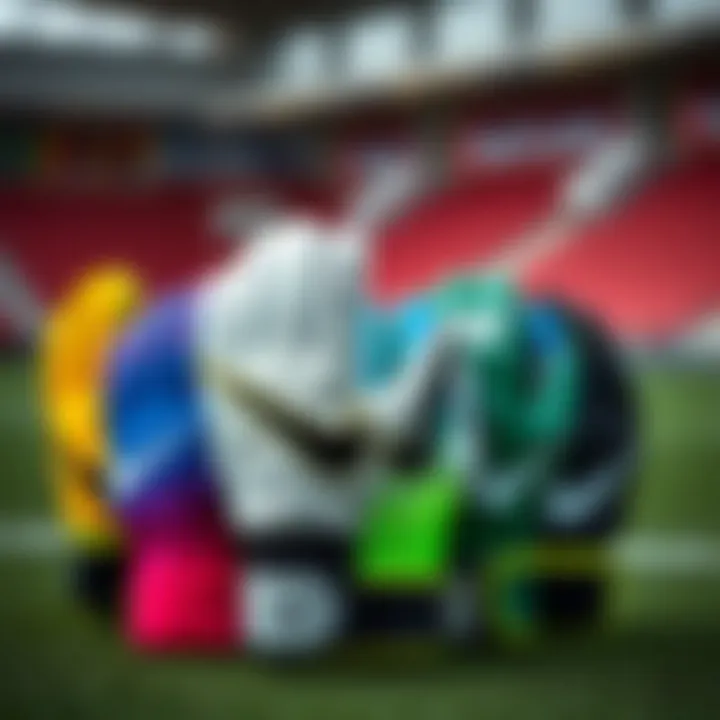 Nike goalkeeper gloves displayed in various colors and styles.