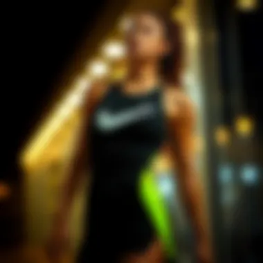 Stylish Nike dress showcasing innovative design