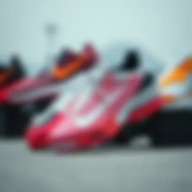 Various Nike shoe models showcasing innovative design