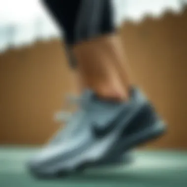 Athlete selecting the right Nike footwear for their sport