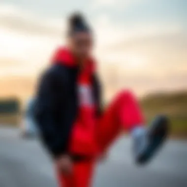 Fashionable outfit pairing with Nike KD Trey 5 illustrating contemporary sportswear trends