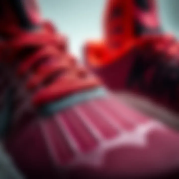 Close-up of the materials used in Nike KD Trey 5 showcasing quality and durability