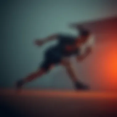 Dynamic athlete showcasing the agility provided by Nike Pro footwear