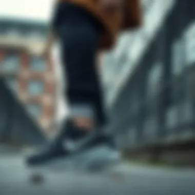 Stylish outfit paired with Nike Pro sneakers in an urban setting