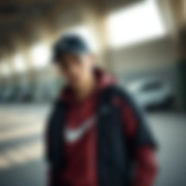 Stylish outfit paired with Nike React Miller demonstrating fashion