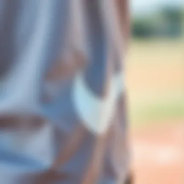 Detailed view of Nike fabric technology highlighting comfort