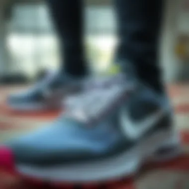 Close-up of Nike Zoom technology and cushioning