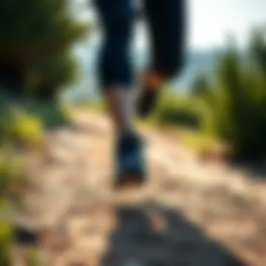 Runner enjoying an outdoor trail with Nike Zoom shoes