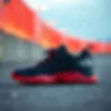 Stylish North Face sports shoe design