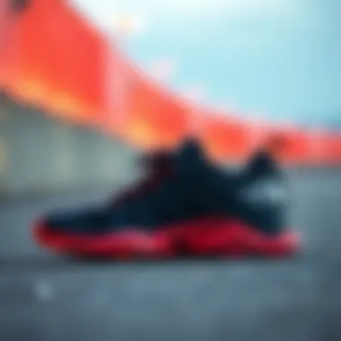 Stylish North Face sports shoe design