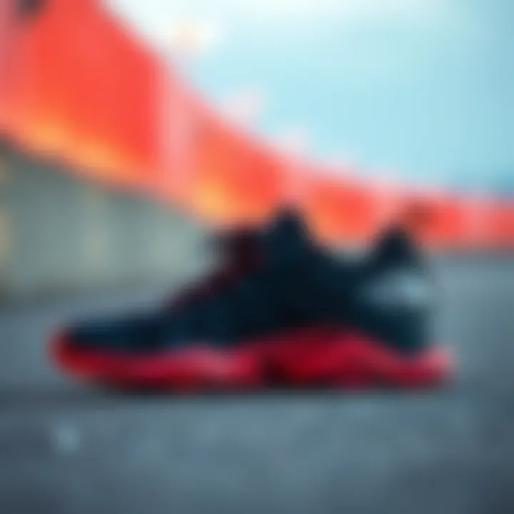 Stylish North Face sports shoe design