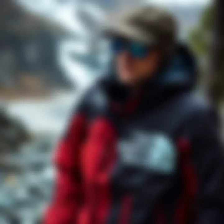 Style in Outdoor Adventures Stylish Gore-Tex jacket worn during an outdoor adventure