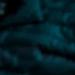 A close-up of the North Face Thermoball jacket showcasing its unique fabric texture