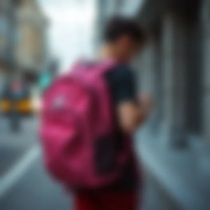 Practical uses of the pink Nike backpack in daily life