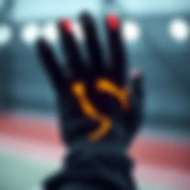 Innovation in Design: Puma Gloves Close-up of Puma glove design highlighting innovative materials