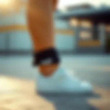 A stylish outfit paired with Puma white sneakers.