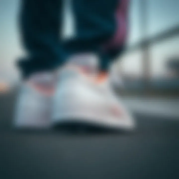 Close-up of the Reebok Club C 85 Mavi showcasing its comfort features.