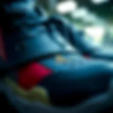 Innovative Technology in Reebok Sneakers Close-up of Reebok sneaker technology and materials