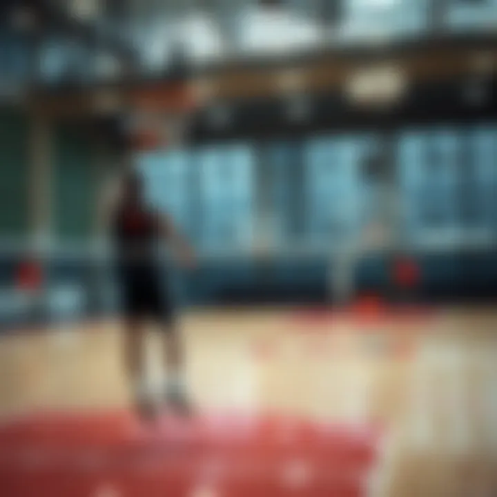 Strategic play design on a basketball court