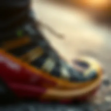 Close-up view of the innovative design elements of Speedcross 4