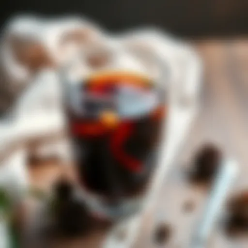 Herbal tea infusion with natural ingredients