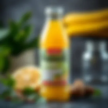 Probiotic drink with live cultures