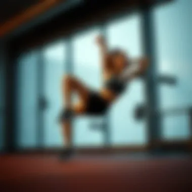 Illustration of various exercise routines for core strength