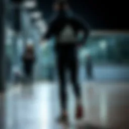 Stylish black Adidas athletic outfit showcasing style and comfort