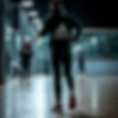 Stylish black Adidas athletic outfit showcasing style and comfort