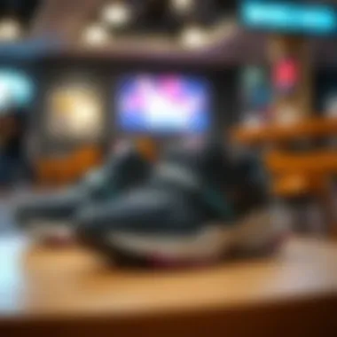 Skecher D Lites shoes displayed in a trendy setting