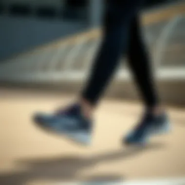 Demonstrating the performance aspects of Skechers Stamina Yeşil in action.