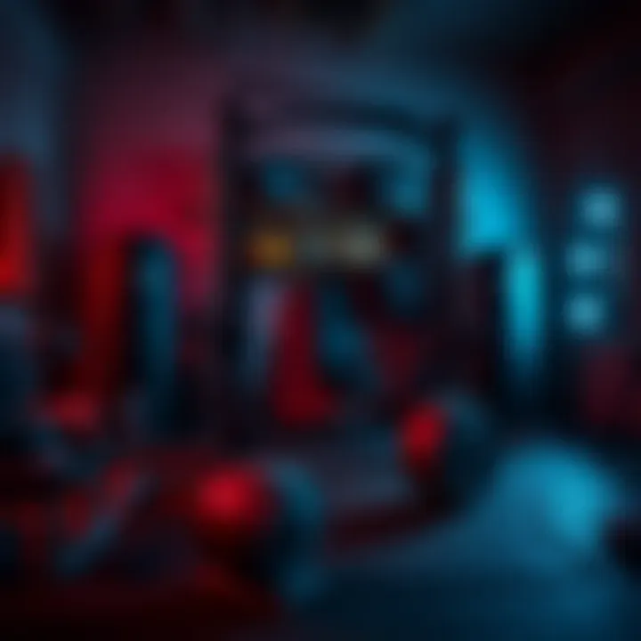 Home gym setup featuring small workout equipment