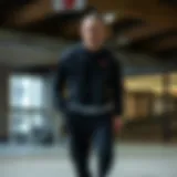 Dynamic athletic style showcasing a blend of comfort and performance