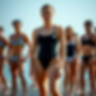 Variety of Swimwear Options by Speedo Diverse range of Speedo swimwear options for athletes