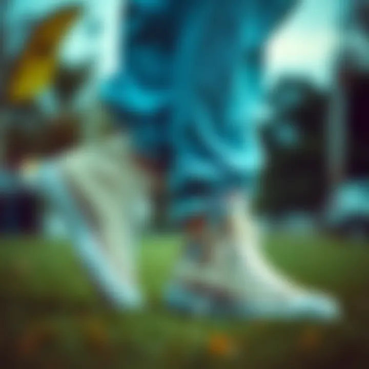 Trendy accessories paired with Converse footwear