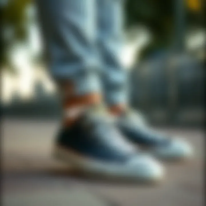 Fashionable casual outfit featuring Converse shoes