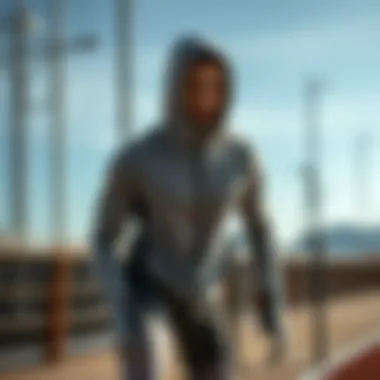 Dynamic athletic wear showcasing modern trends