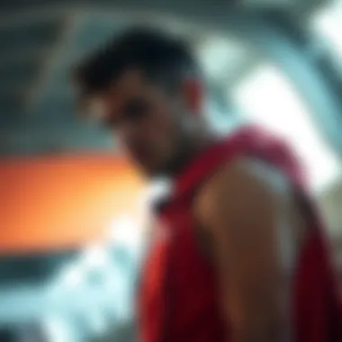 A confident athlete representing the intersection of sport and personal branding.