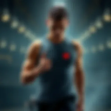 Athlete displaying optimal performance metrics