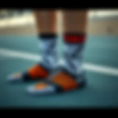 Fashionable sports sock combinations for various outfits