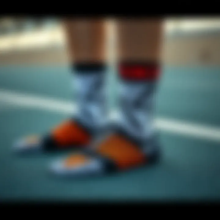 Fashionable sports sock combinations for various outfits