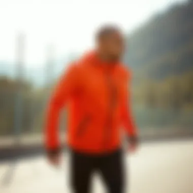 A selection of sporty clothing emphasizing performance