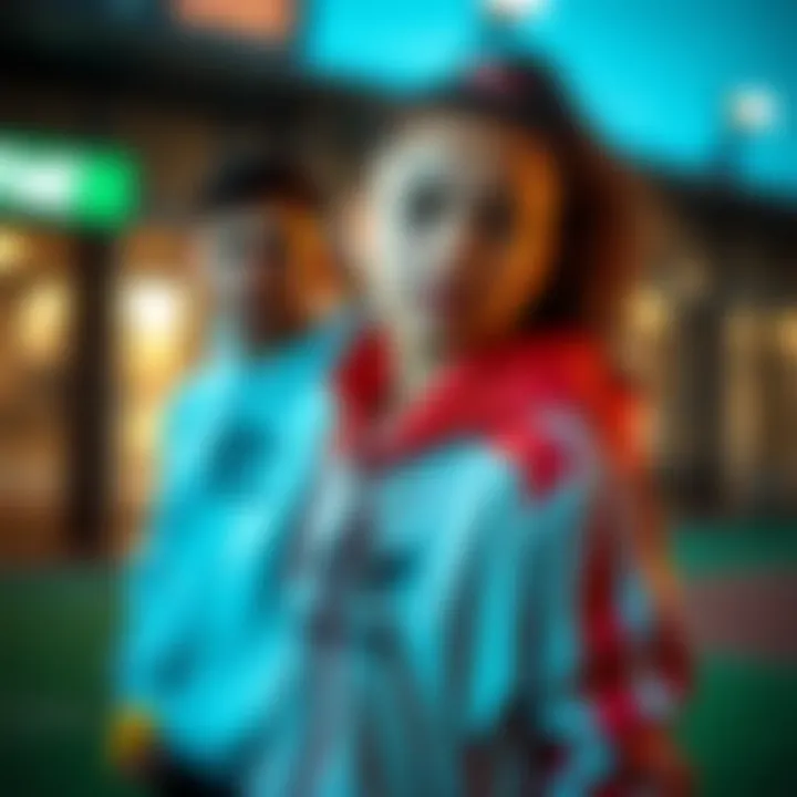 Stylish sportswear featuring LEGO elements