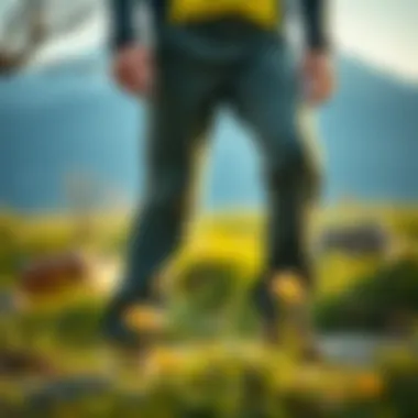 Stylish Trekking Pants in Nature Stylish trekking pants in a natural setting