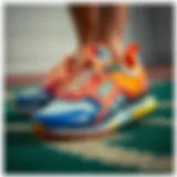 Stylish Turkish sports shoes in vibrant colors showcasing modern design