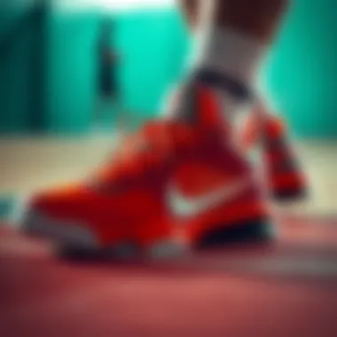 Close-up of Superstep basketball shoes highlighting innovative design and technology