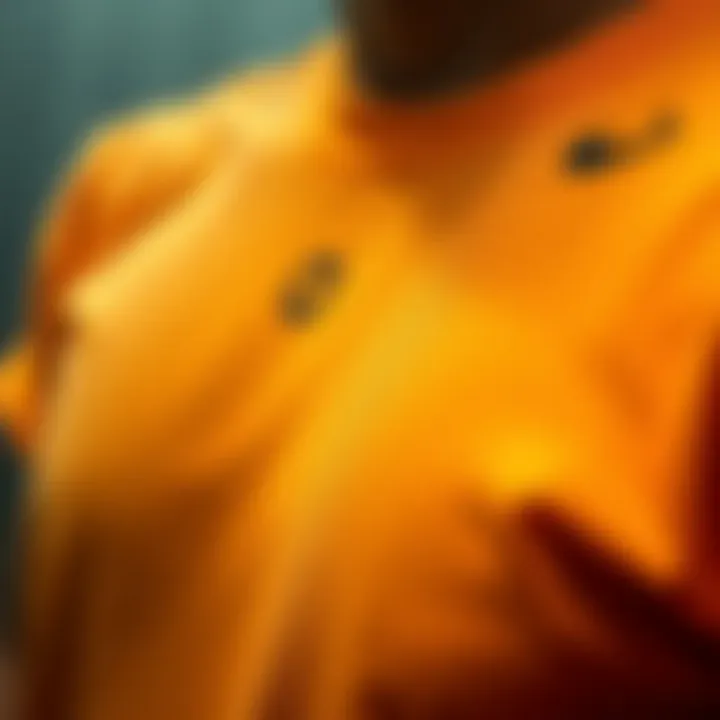 Close-up of trendy fabric textures used in iconic t-shirts